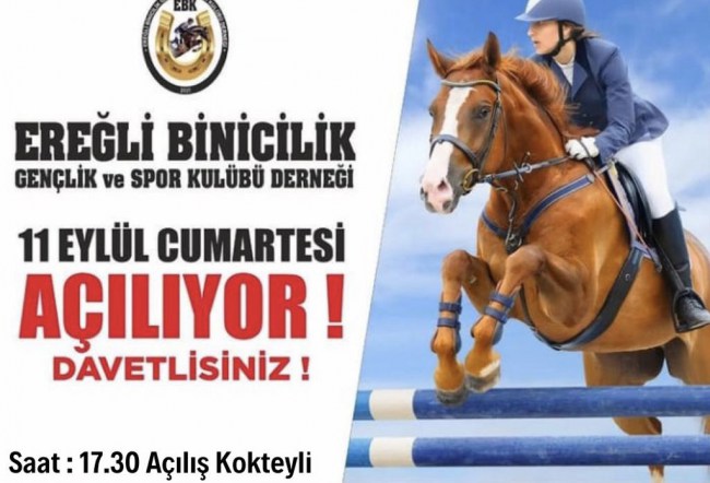 Bahçeşehir Koleji Ereğli Binicilik ve Spor Kulübü açılıyor
