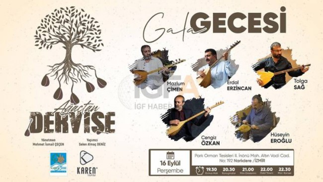 Sazın hikayesi "Ağaçtan Dervişe" galası