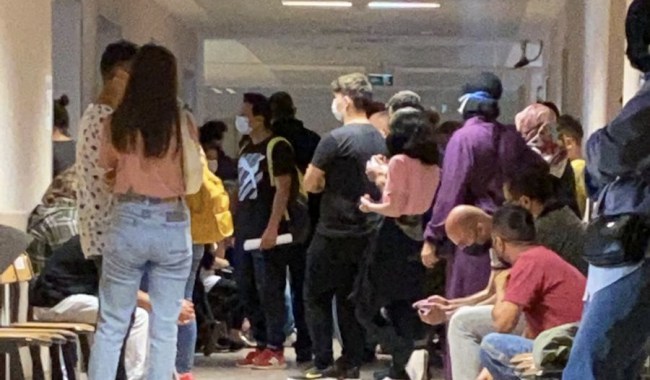 Devlet Hastanesinde PCR kuyruğu