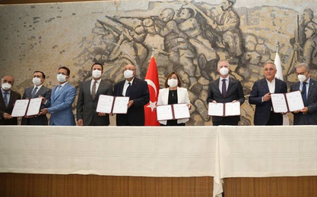 Gaziantep Büyükşehir'den OSB işbirliği