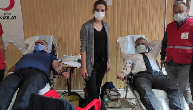 Zonguldak İl Emniyet Müdürlüğünden kan bağışı kampanyası