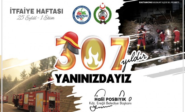 Başkan Posbıyık, itfaiyenin 307. yılını kutladı