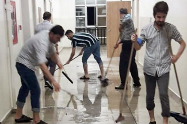 Batman'da mahalle sakinlerinden örnek davranış