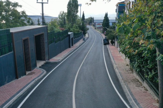 Darıca'da güvenlik için yol çizgisi