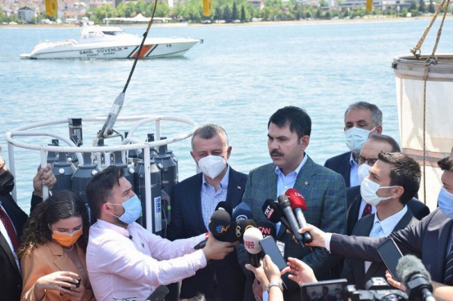 Bakan Kurum'dan müsilaj seferberliğine videolu mesaj