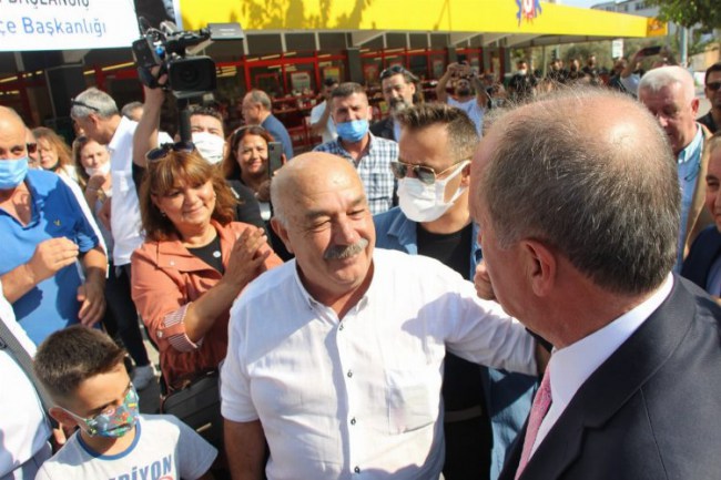 Aydın Didim'de Belediye Başkan adayına 'İnce' mesaj