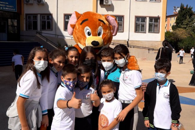 Gaziantep'te minikler için hayvan sevgisi etkinliği