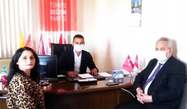 Kdz. Ereğli Kaymakamı, TDP İlçe Başkanı ile bir araya geldi
