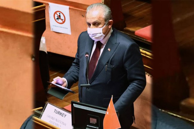 TBMM Başkanı Şentop G20'den mesaj verdi