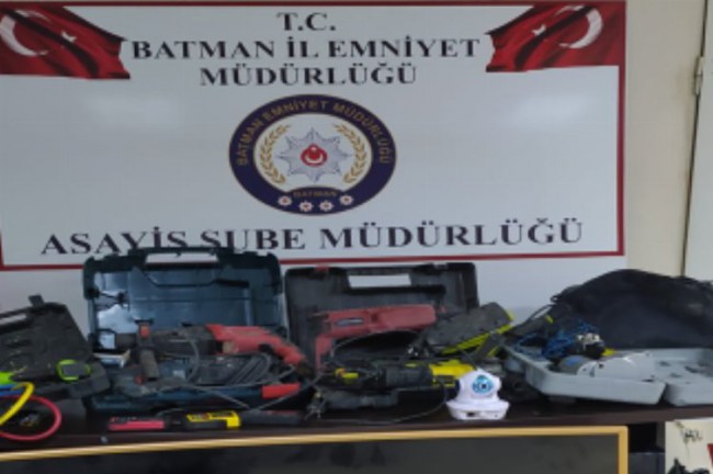 Batman'da çalıntı eşya operasyonu