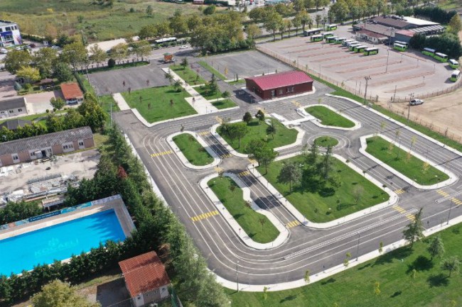 Kocaeli'nde Çocuk Trafik Parkı'nda sona gelindi