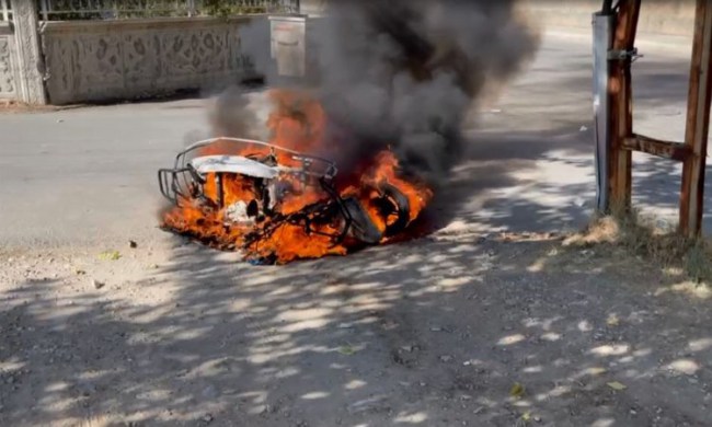 Adıyaman'da motor alev topuna döndü!