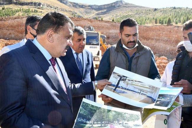 Malatya Beydağı Tabiat Parkı'na yakın mercek