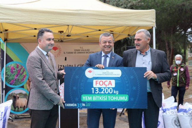 İzmir İl Tarım ve Orman Müdürlüğü üreticilere destek verdi