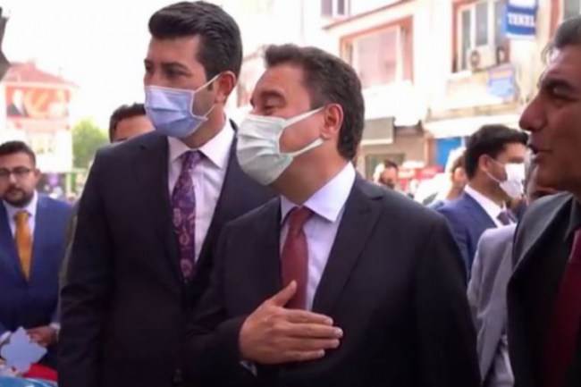 Ankara Haymana'da Babacan'dan esnaf ziyareti