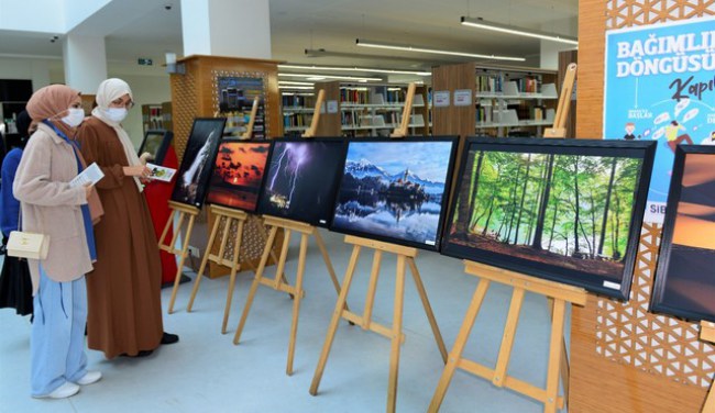 “Doğa ve İnsan” başlıklı sergi sanatseverlerin ilgisine sunuldu
