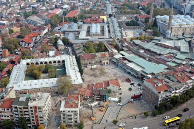 Bursa'da tarihi doku ortaya çıkıyor