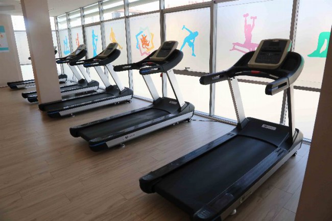 Aksaray AKMEK'te kadınlar için spor zamanı