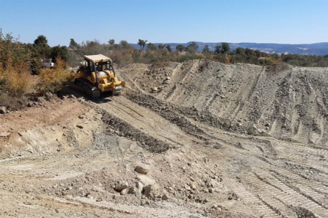 Manisa'da Demirci HİS Göleti yapımı