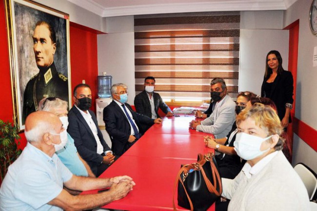 Didim Kaymakamı Yiğit, CHP Didim İlçe Yönetimini ziyaret etti