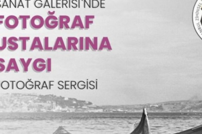 Kocaeli İzmit Belediyesi Sanat Galerisi'nde fotoğrafın ustalarına saygı