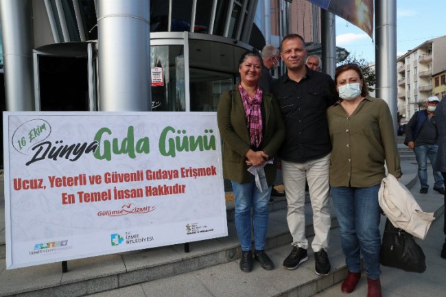 İzmit'te Dünya Gıda Günü'nde açlığa dikkat
