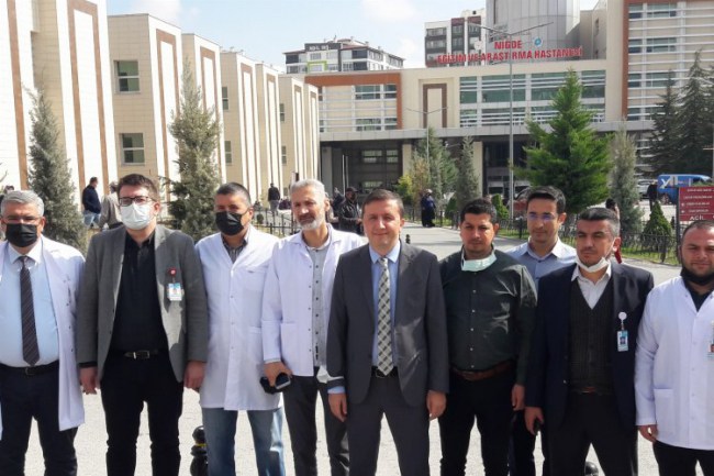 Niğde'de Başhekim Günaydın veda etti