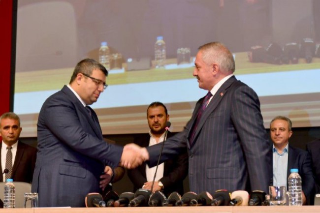 Kayseri OSB'de devir teslim töreni