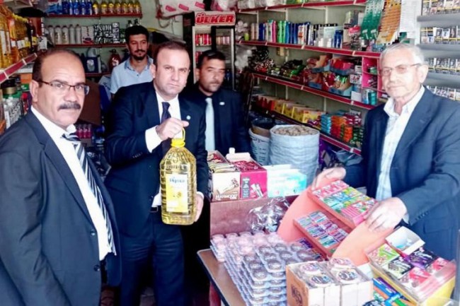 İYİ Partili Çakmaklı'dan esnaf ziyareti