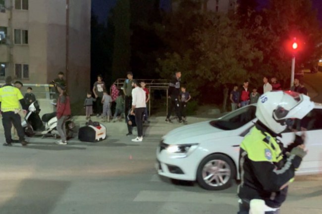 Adıyaman'da motosiklet ile otomobil çarpıştı: 1 yaralı