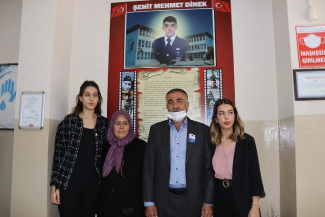 Aydın Nazilli'de Afrin Şehidi'nin Adı Mezun Olduğu Okulda Yaşayacak