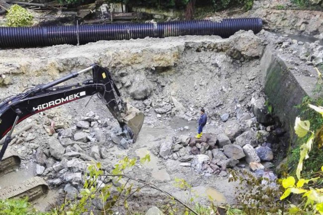 Kocaeli Maşukiye'deki Aygırderesi islah ediliyor