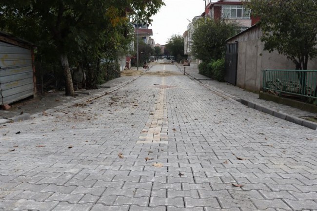 İzmit'te Seyfibey sokak yolları yenilendi