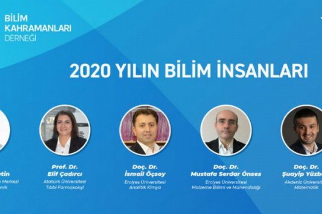 Bilim Kahramanları Derneği'nden ERÜ'ye Ödül