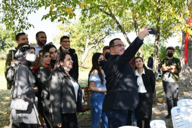 Mehmet Kanar üniversitelilerle buluştu