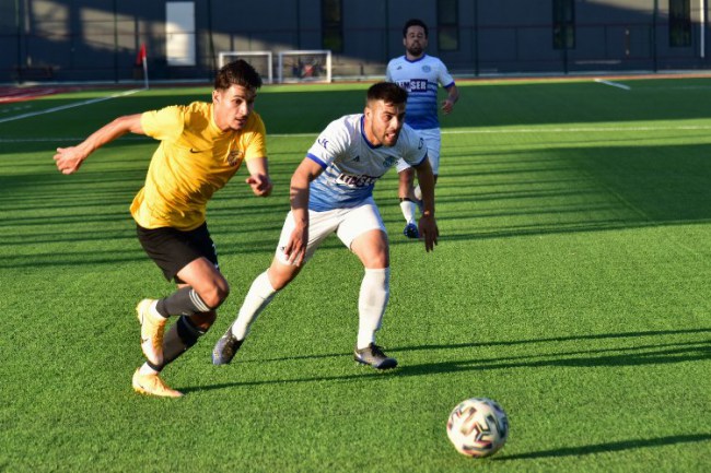 Aliağaspor FK, Aliağa Helvacı Kulübüne karşı üstünlük sağladı