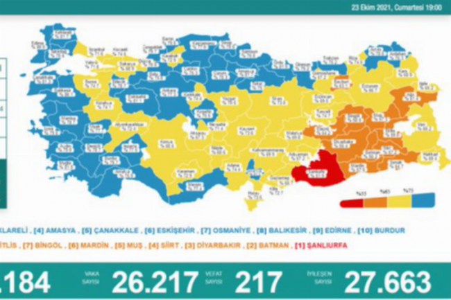 Bakan Koca'dan günlük vaka paylaşımı