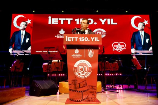 İmamoğlu'ndan İETT'nin 150. yılında 'metrobüs' çıkışı