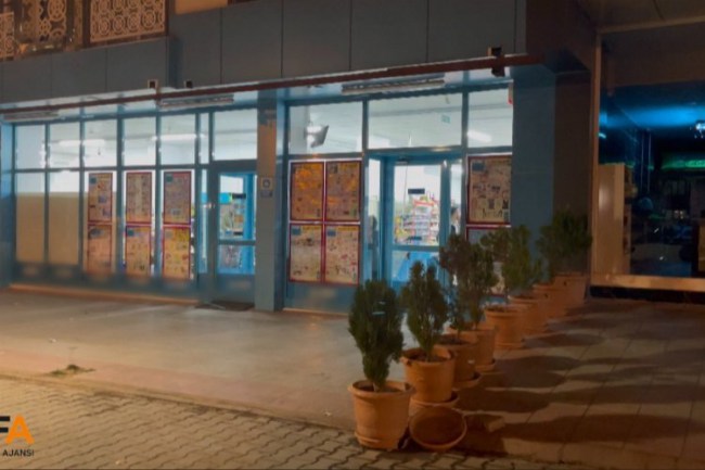 Adıyaman'da markete silahlı soygun girişimi
