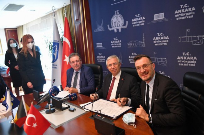 Ankara Büyükşehir ve Brüksel arasında Dostluk Antlaşması