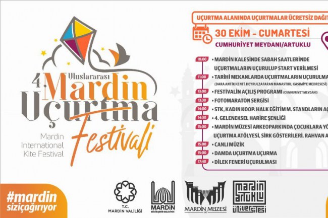 Mardin semaları uçurtmalarla renklenecek