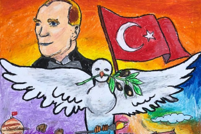 Bursa Yıldırım'da Cumhuriyet Bayramı için resim yarışması