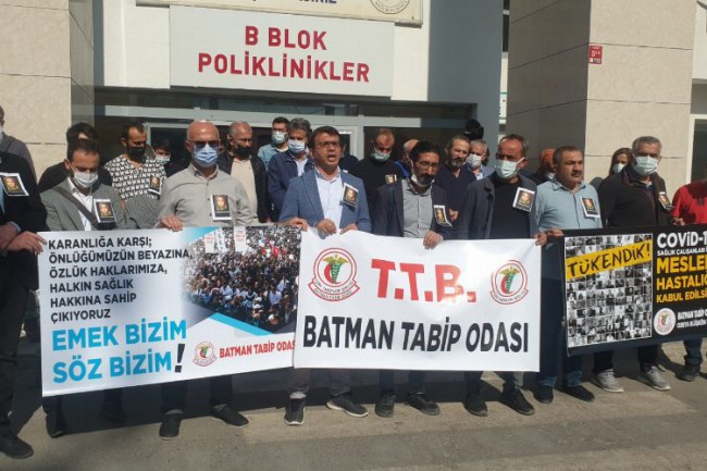 Batman'da TTB, çalışma koşullarının düzeltilmesini istedi