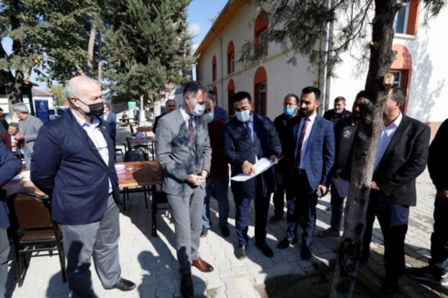 Bursa İnegöl Belediye Başkanı Taban, çalışmaları yerinde inceledi