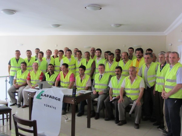 Lafarge'den nakliye operasyonları eğitimi