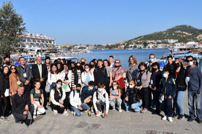 Yabancı öğrencilerden İzmir Foça'ya ziyaret