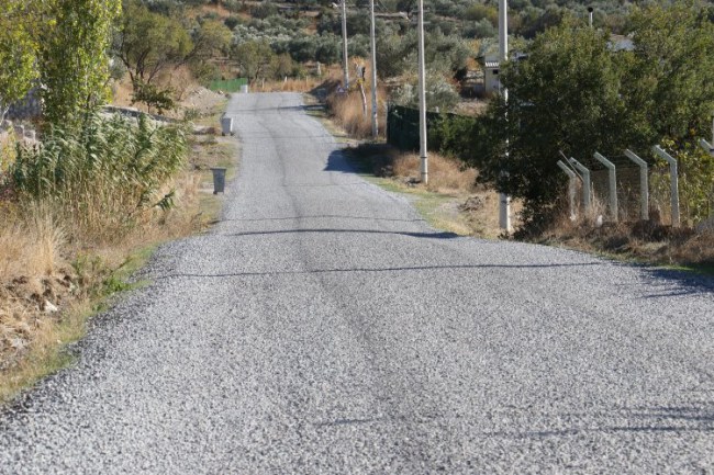 Manisa Soma'da yollar yenileniyor