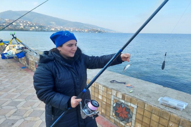 İzmit Körfezi'nde Uluslararası Balık Yakalama Yarışması, yapıldı