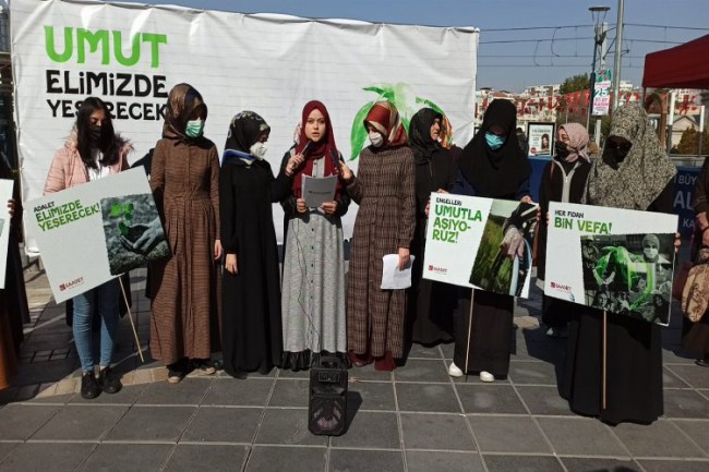 Saadet Partili kadınlardan 'Umut Ormanı'