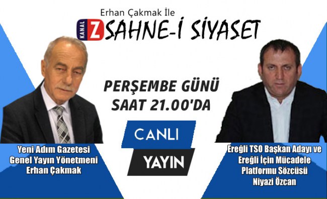 Niyazi Özcan canlı yayın konuğu olacak